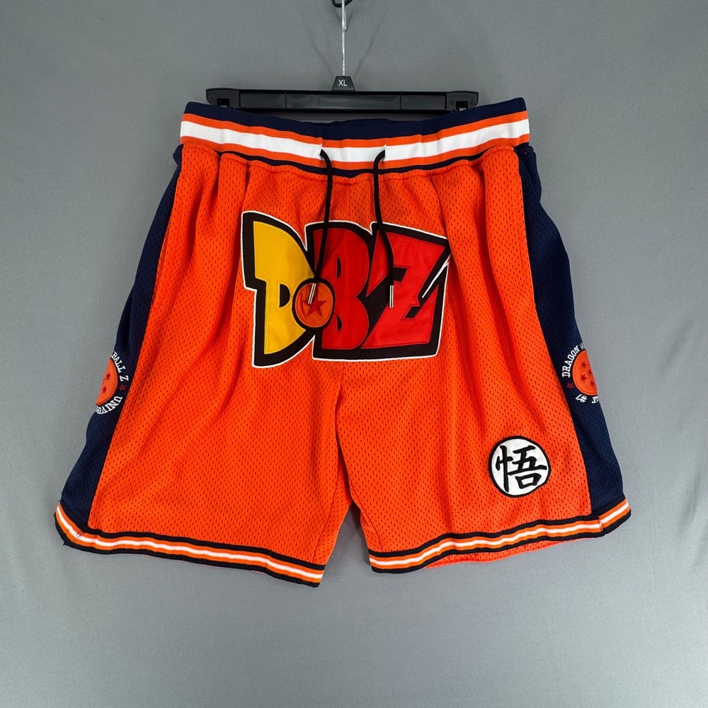 NWT Headgear Classics Dragon Ball Z Goku Kakarot Basketball Shorts Mens Large